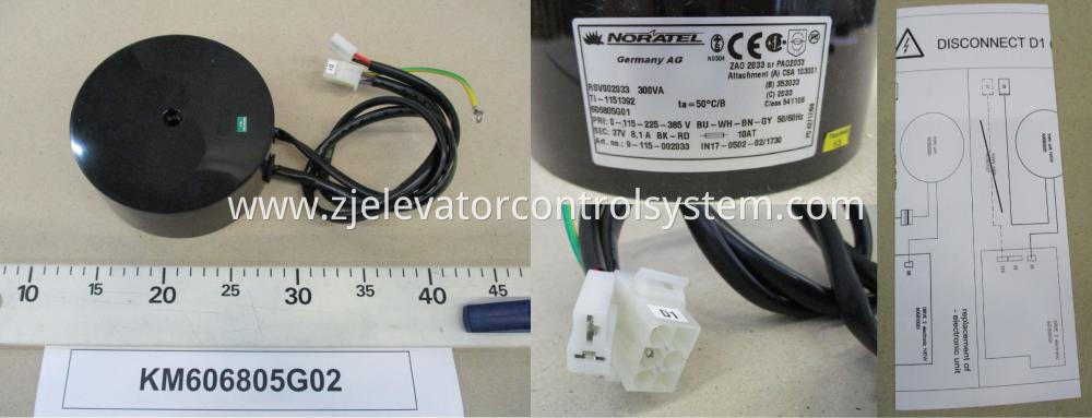 KONE Elevator Door Drive Transformer KM606805G02